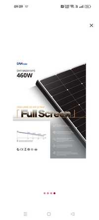 Panou solar fotovoltaic DAH SOLAR DHT-M60X10-FS, 460w