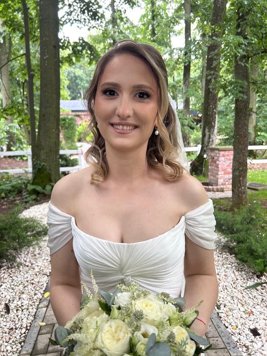 Rochie de mireasa - matase naturala (Natalia Vasiliev 2025- marimea S)