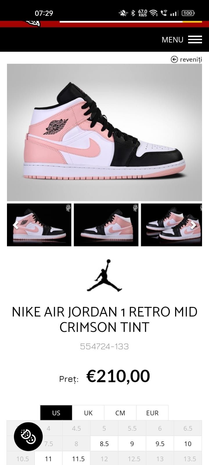 Vând Nike Jordan nr. 27