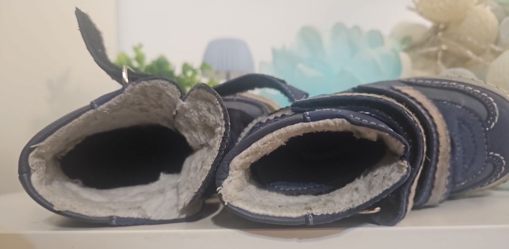 Ghete piele -imblanite interior -mas 24 - talpa flexibila