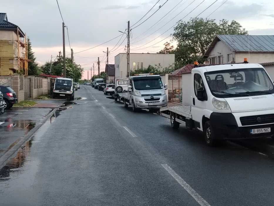 Platforma transport asistenta recuperare auto rutiera