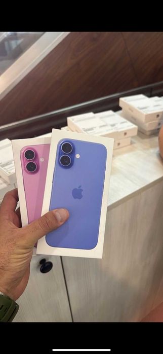 NEW!!! iPhone 16 128Gb/256Gb/512Gb / Новый! Каспи Kredit / Halyk QR!