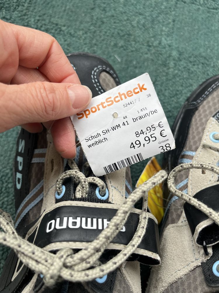 Обувки за колело Shimano SPD, 38 номер