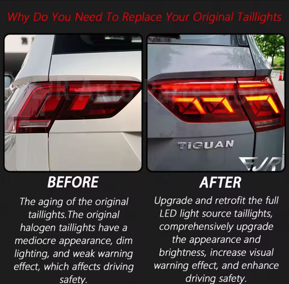 FULL LED VW TIGUAN 2017-2024 MK2 задни светлини стопове