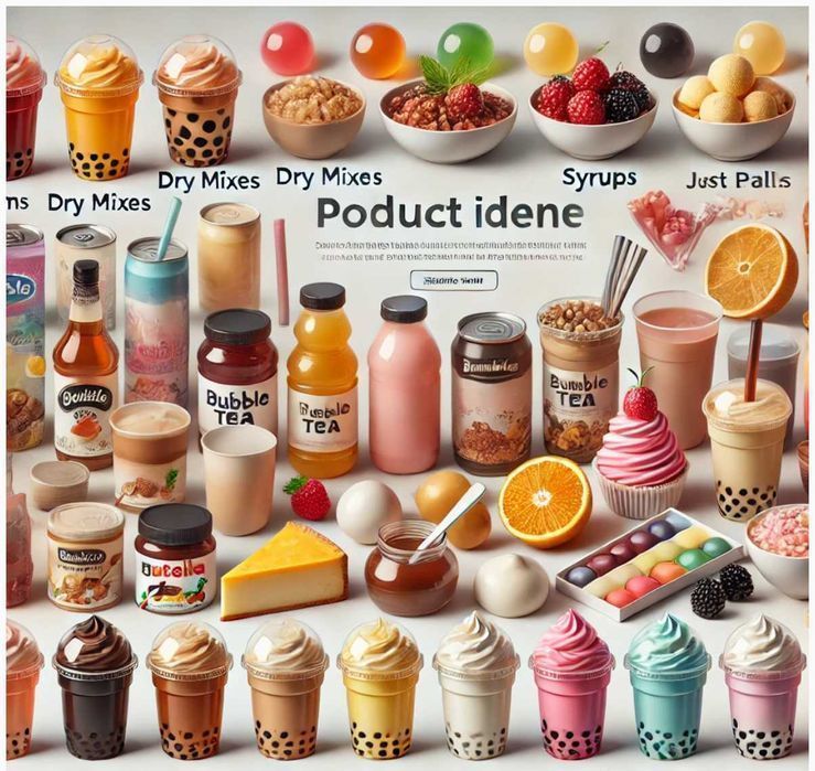Бабл ти, Babbl tea,  Джуз боллы, Шарики Тапиоки, Джемы, Сухие смеси