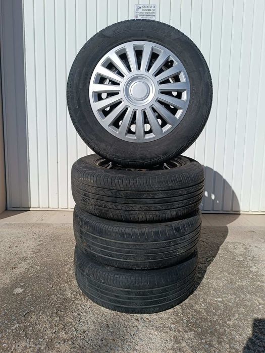 Метални джанти с летни гуми 15 цола