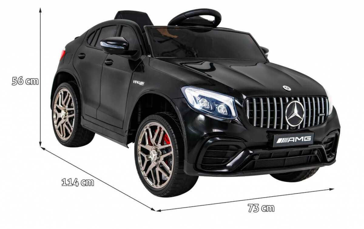 Masinuta electrica pentru copii 1-5 ani Mercedes AMG GLC63s 4x4, Negru