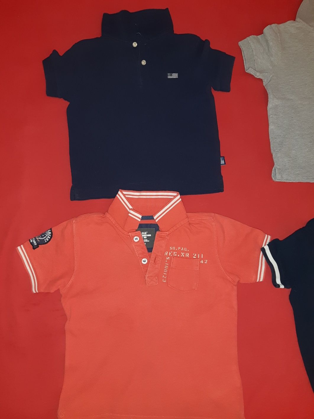 Set 4 tricouri polo original marines 4 ani