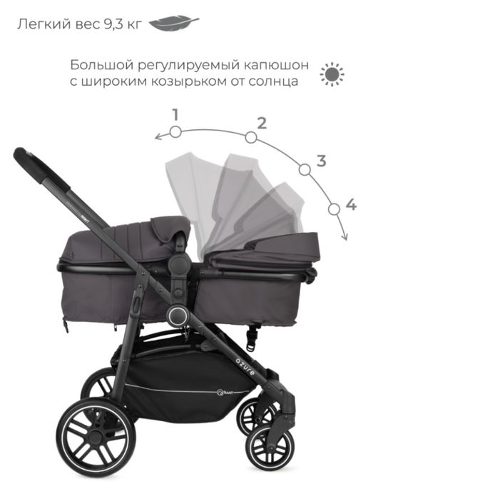 Коляска 2в1 Rant Azure