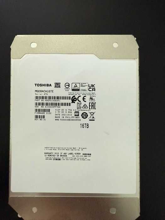 HDD Toshiba de 16 TB, folosit