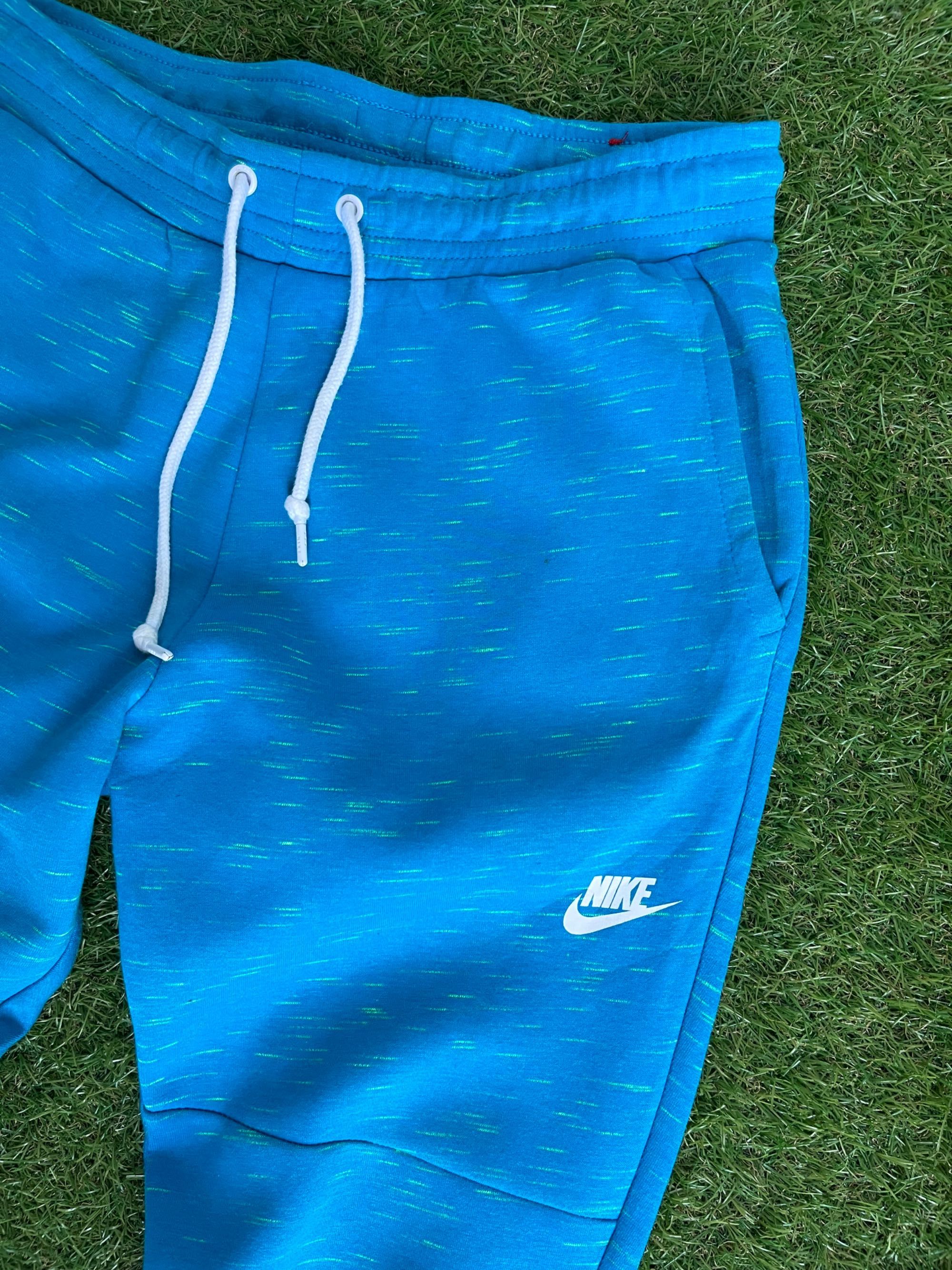 Мъжко долнище : Joggers Nike Tech Fleece Pants Tapered Teal Blue М
