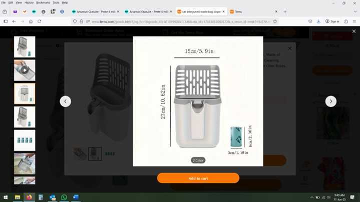 Vand lopetica pentru litiera pentru pisici
