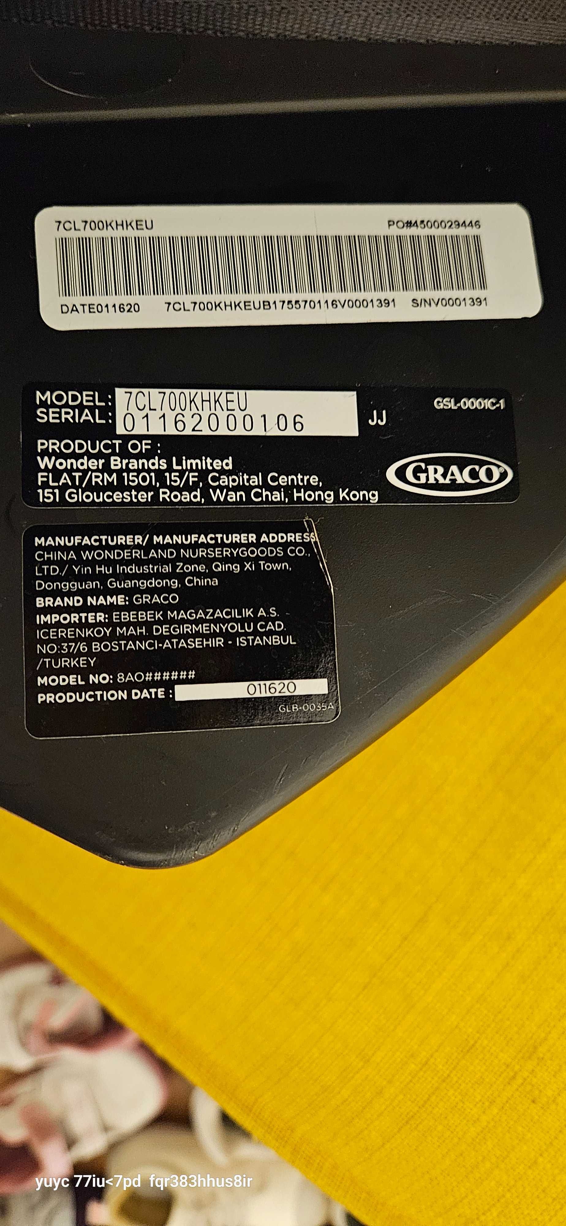 Carucior Graco XT 3in1