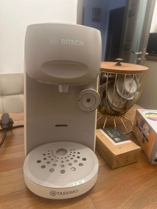 Espresor cafea capsule Tassimo bej