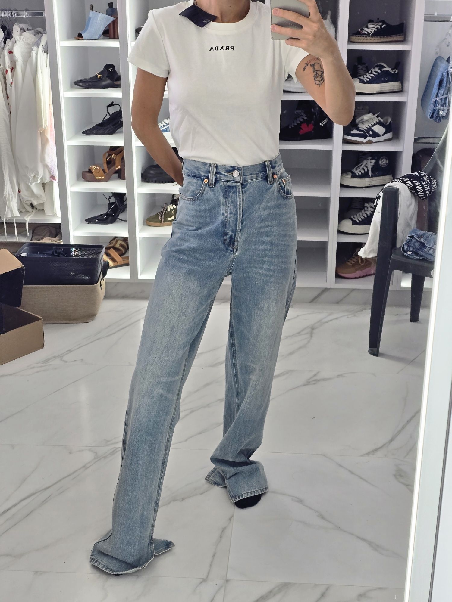 Оригинални дънки gucci  27 размер