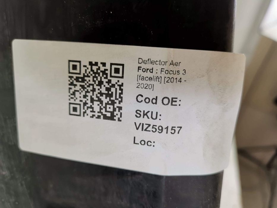 Deflector Aer Ford  Focus 3 [facelift] 2014 2015 2016 2017 2018 2019 2
