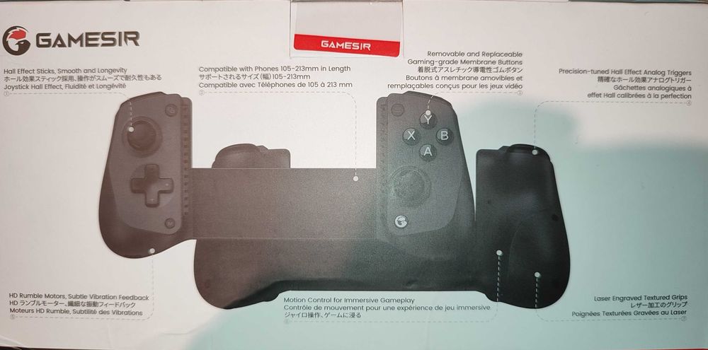 Gamepad Controller Gamesir X5S, compatibil PC, iPhone, Android, Switch