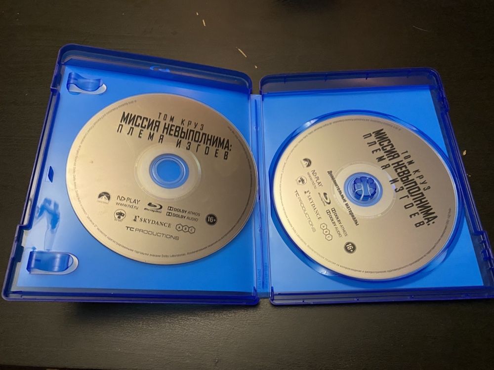 Миссия Невыполнима: Племя Изгоев Blu Ray