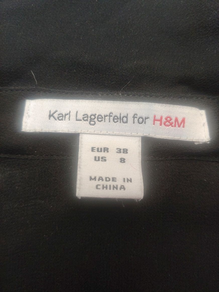 Шелковая блуза Karl Lagerfeld