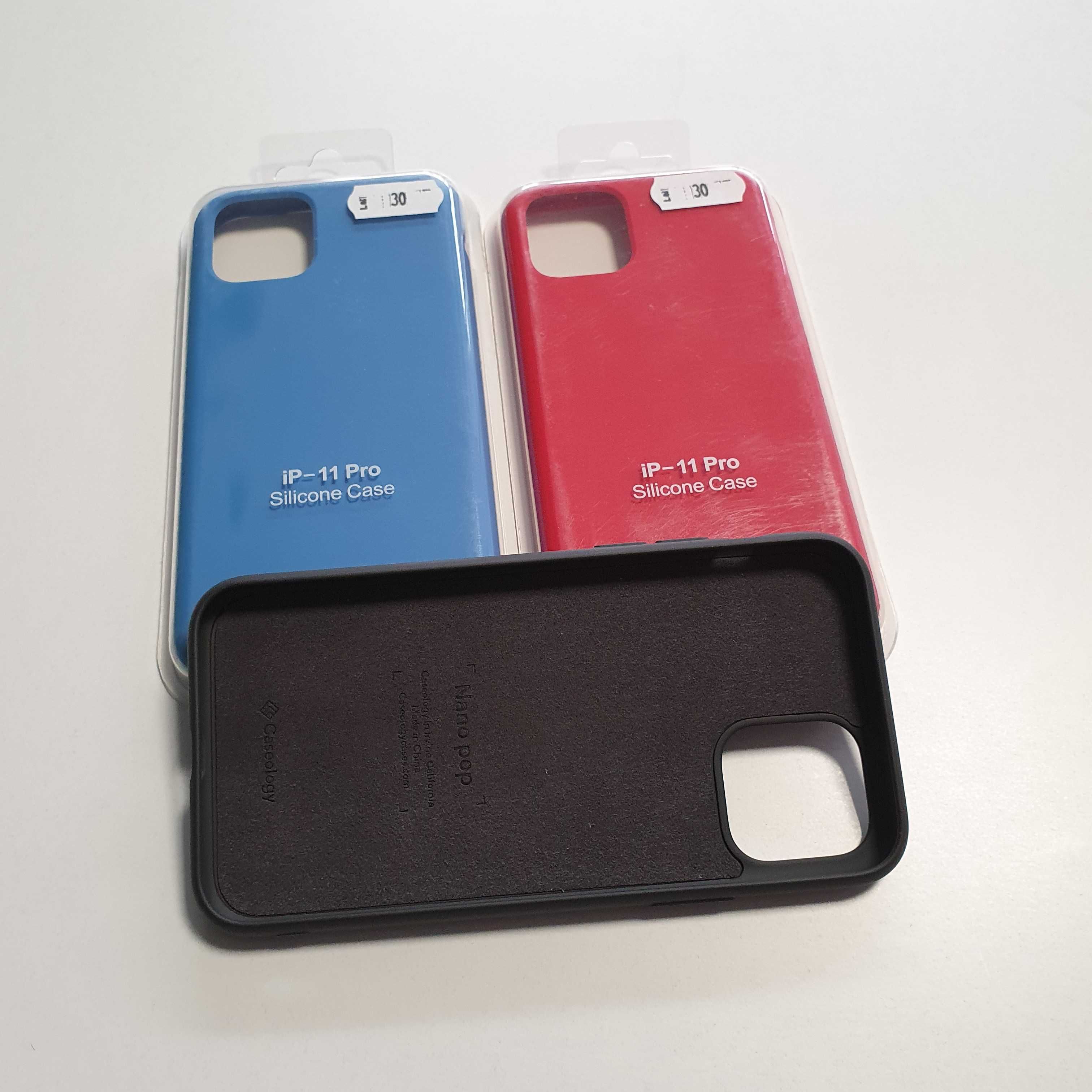 Husa iphone 11 Pro -silicon cu interior catifelat-