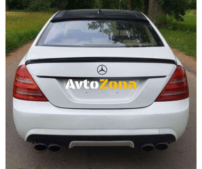 Mercedes W221 S-Class (2005-2011) - Спойлер за багажник - AMG Дизайн