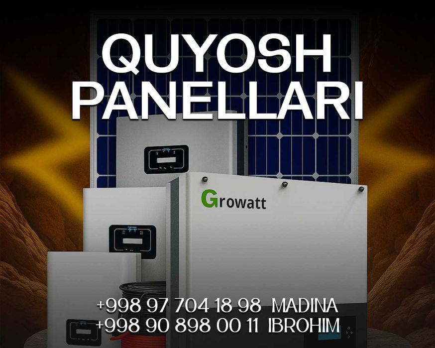 Куеш панеллари установка  | quyosh panel