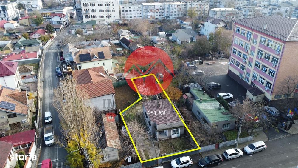 Teren intravilan de vânzare, zona centrala Tulcea – ideal pentru inves