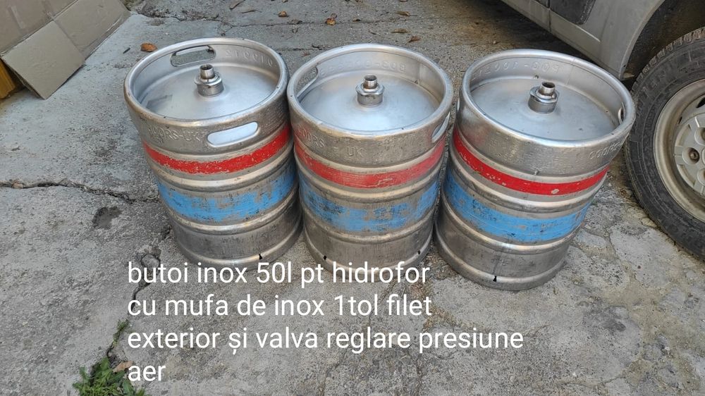 Butoi butoaie inox cu robinet hidrofor vas expansiune