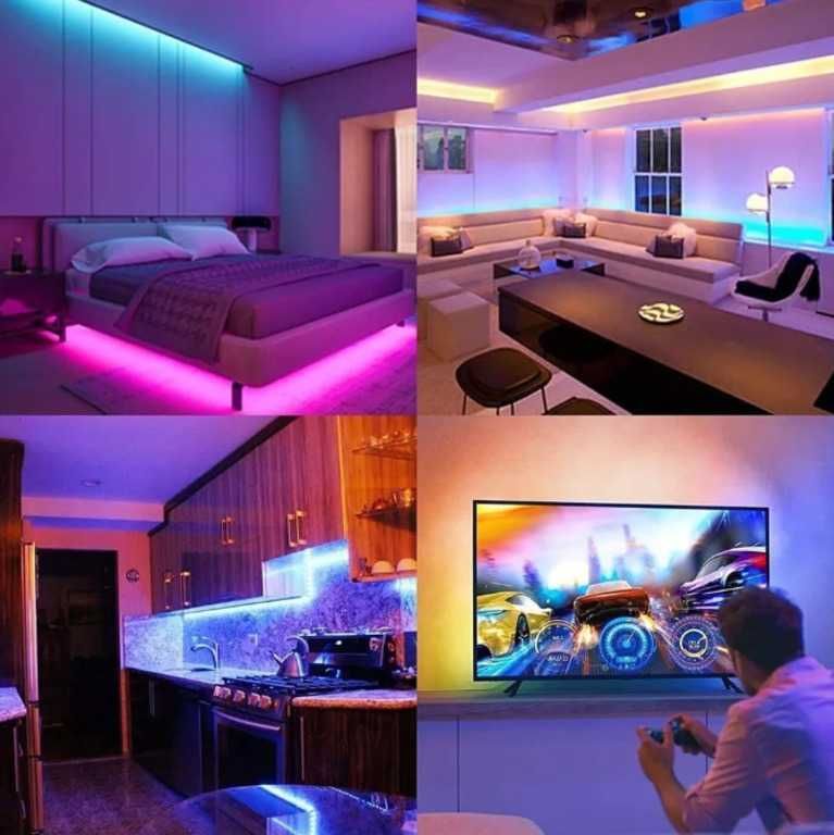 Светодиодная лента RGB 5 метров, 12V, 60 Leds/m, LED SMD 5060