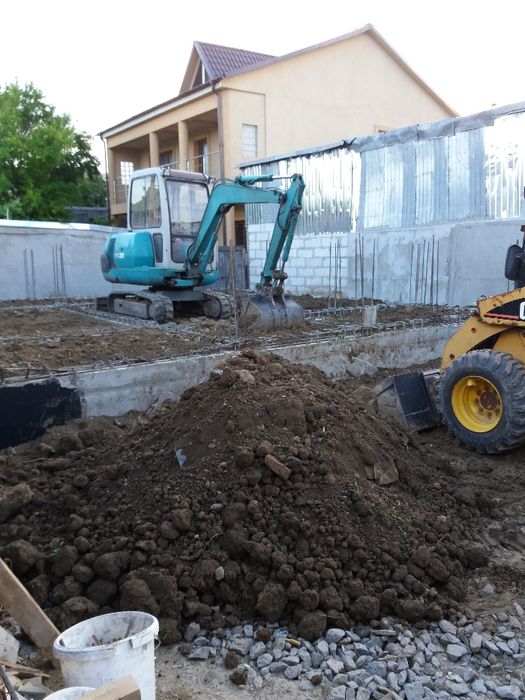Utilaje constructii Excavator Bobcat Sapatura Fundatie Canalizare apa