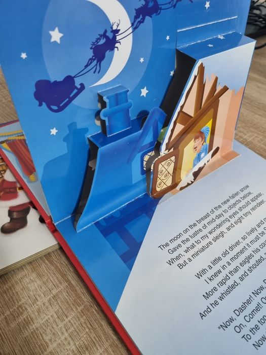 Carti copii Craciun sunete, scrisoare, pop-up