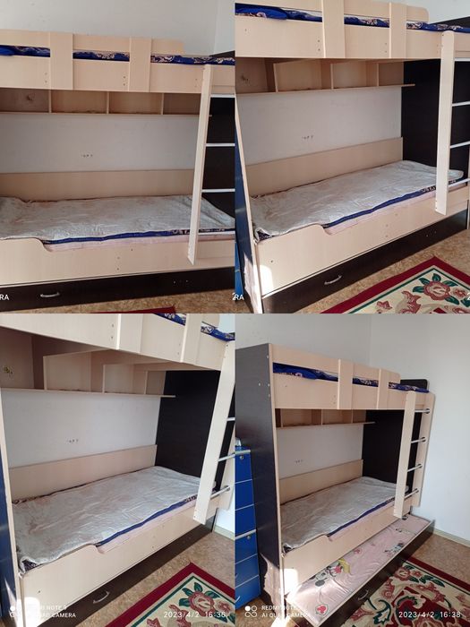 Кровать трехярустный , можно как двухъярусные