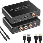 Extractor audio UNSTINCER HDMI ARC + convertor DAC 192KHz