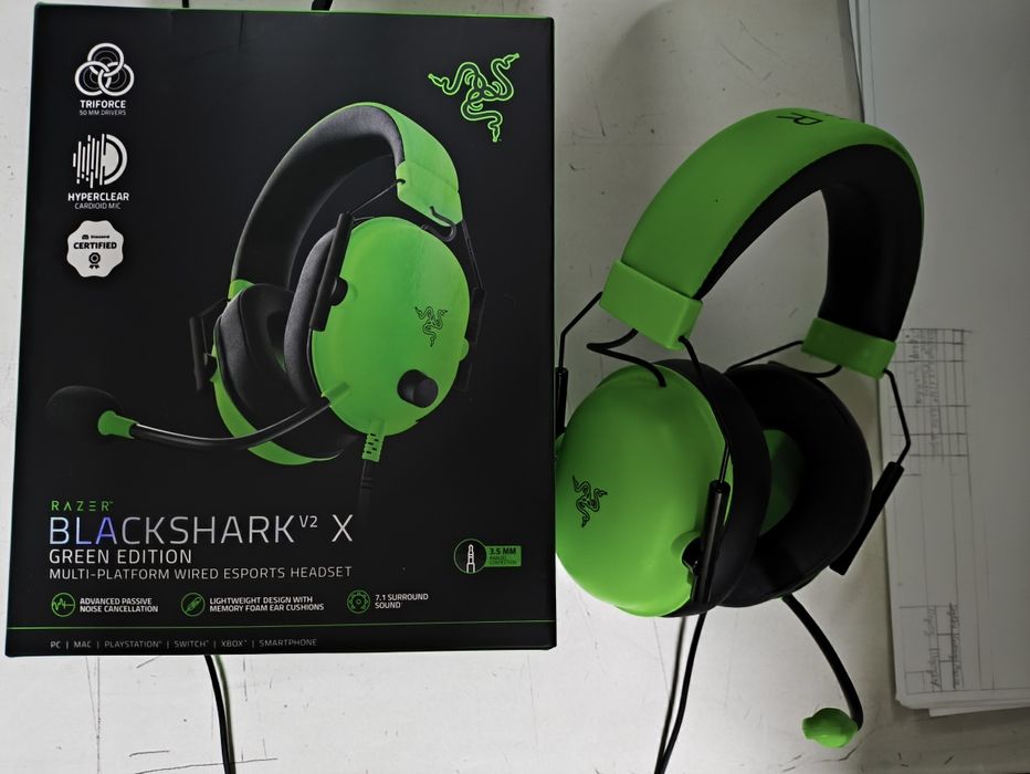 Razer BlackShark V2 X Greem