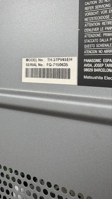 televizor panasonic 37”