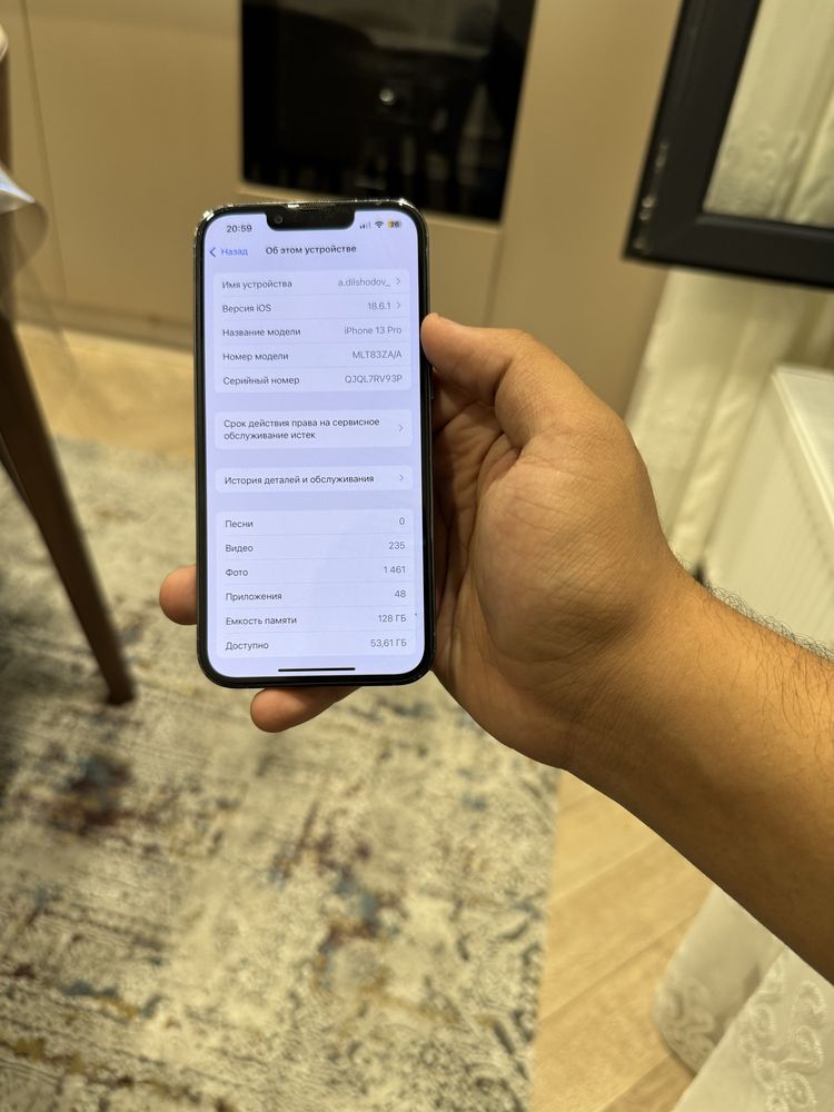 Iphone 13pro 128gb dual sim