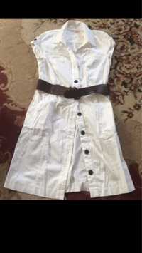 Платье ,шорты S разм,46-44 размер Италия хлопок бу разок