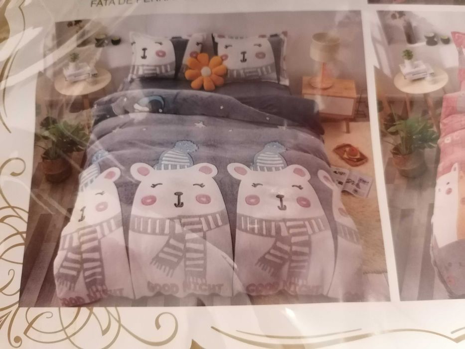 Doua seturi lenjerii de pat cocolino pentru copii