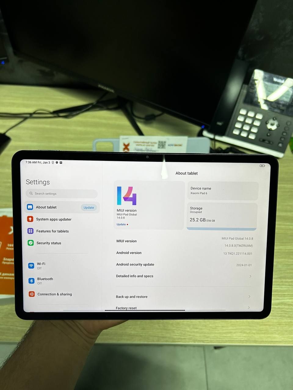 Xiomi pad 6 Blue