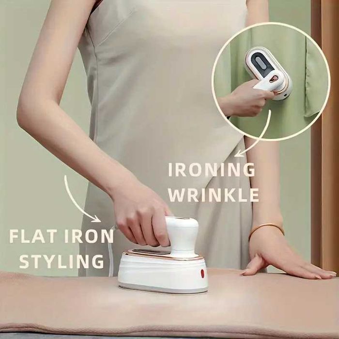 Fier de calcat cu abur pentru haine 2 în 1