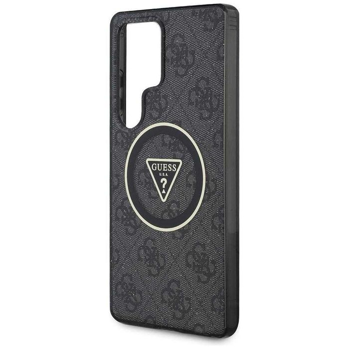Guess Metal Glitter 4G CircleTriangle MagSafe за  Galaxy S25 Ultra