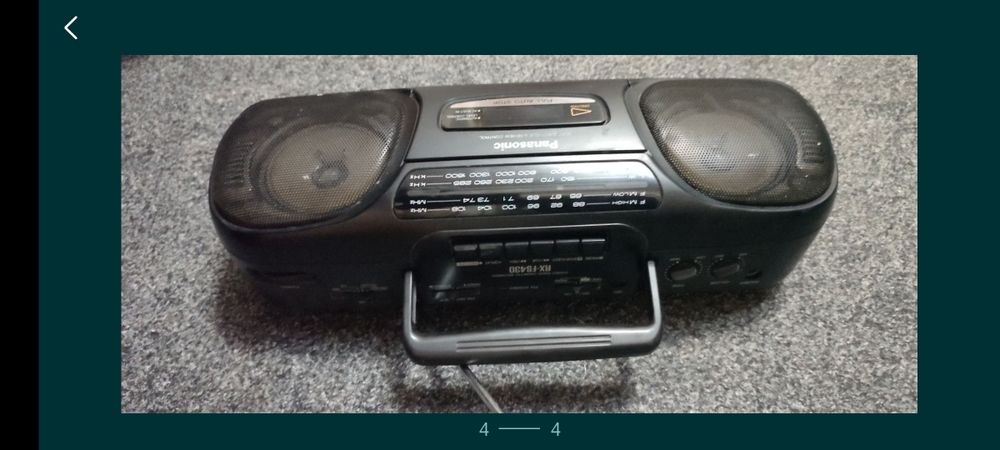 Radiocasetofon Panasonic model RX-FS430