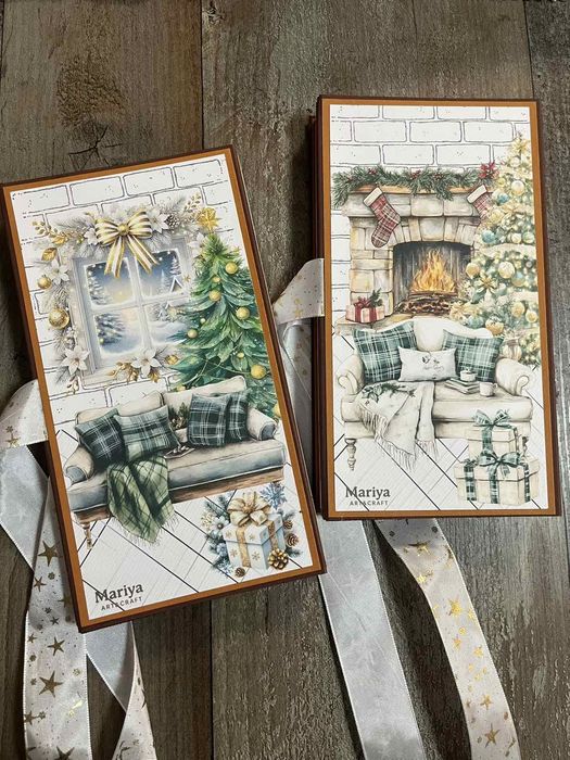 Коледни картички с шоколад