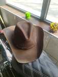 шляпа stetson кожа