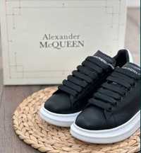 Adidasi Sneakers Alexander MCQUEEN negru/alb PREMIUM PIELE