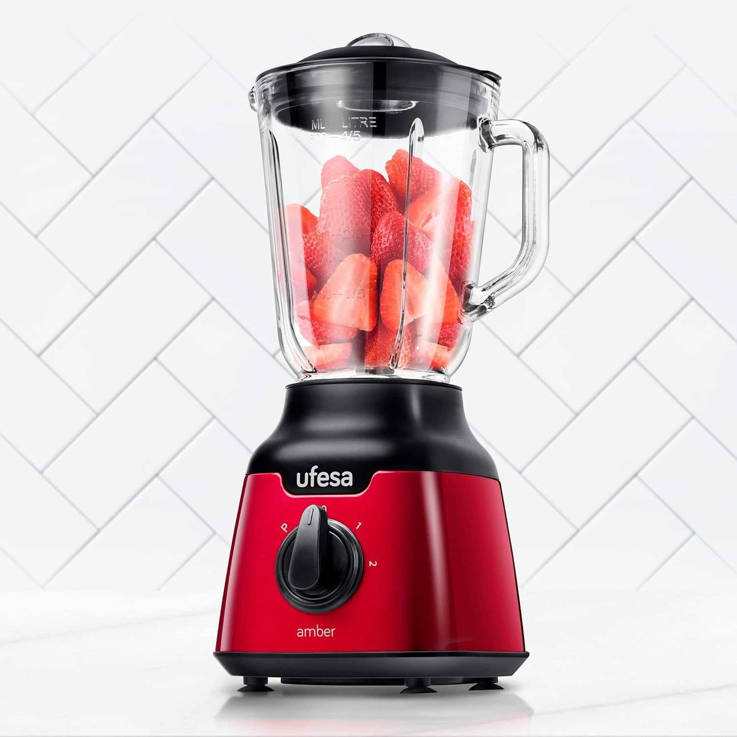 Компактен пасатор Ufesa BS4100 Amber Red, 900 W