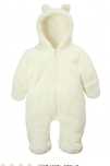 white teddy Комбинезон очень тёплый толстый