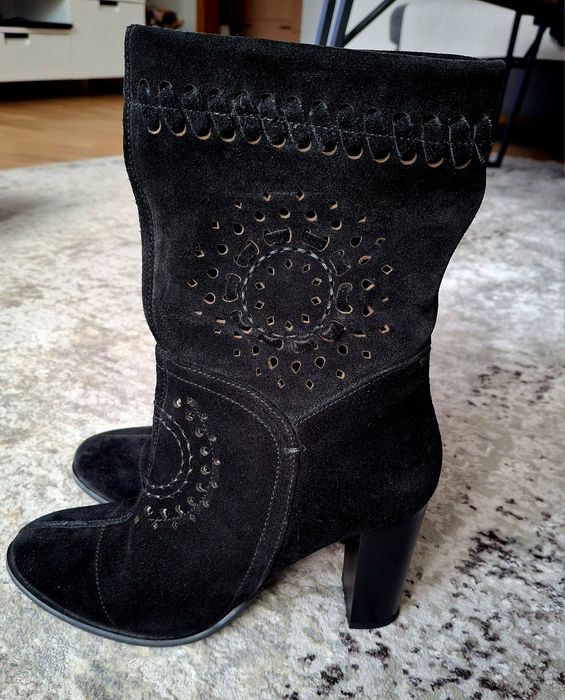 Ботуши от вилур естествена кожа на Daris