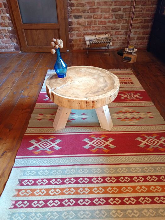 Masa cafea stejar artizanala