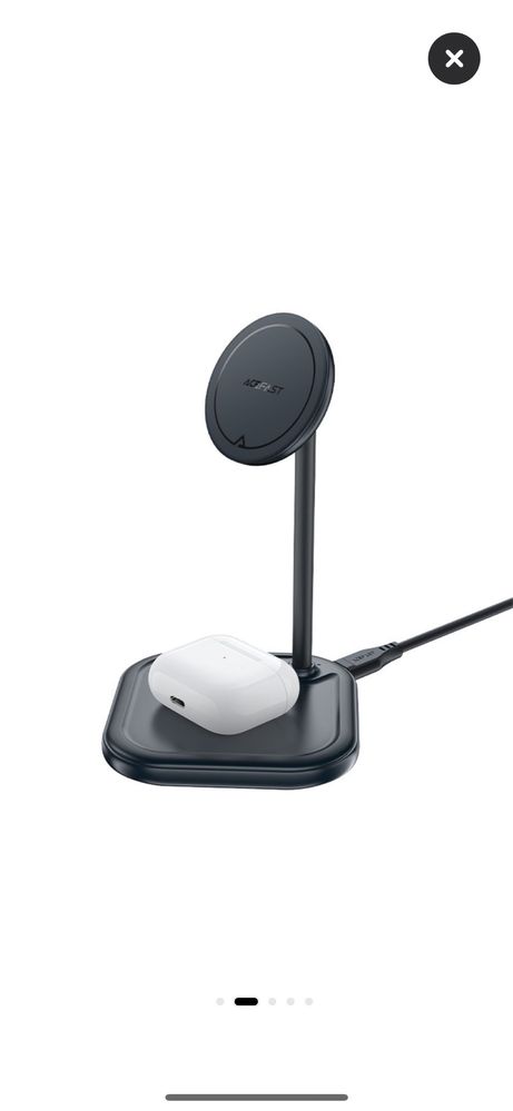 Безжично зарядно устройство, AceFast, 15W, за Iphone и Airpods